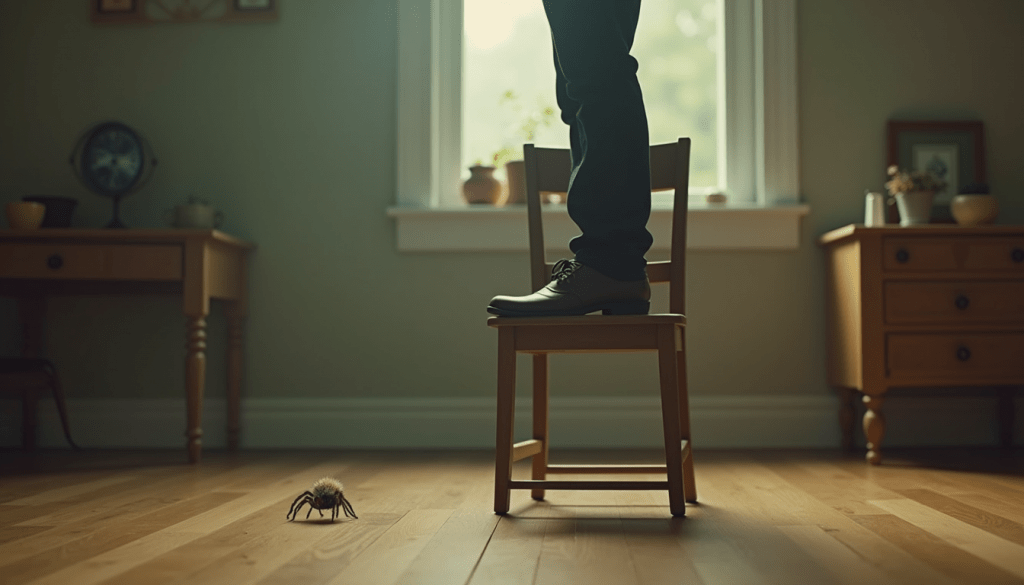 Is this the real life, is it just fantasy? 2 spider phobia - real life